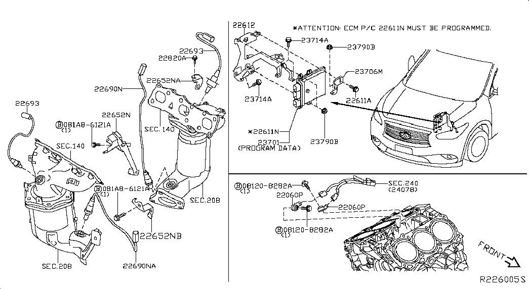 NISSAN 226933RC0A - Lambda andur onlydrive.pro