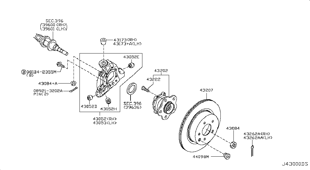 NISSAN 43206 EG000 - Brake Disc onlydrive.pro