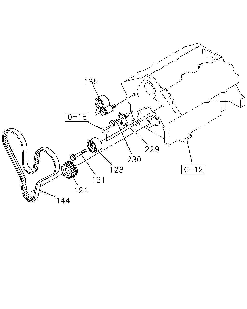 ISUZU 8-97146-877-0 - Deflection / Guide Pulley, timing belt onlydrive.pro