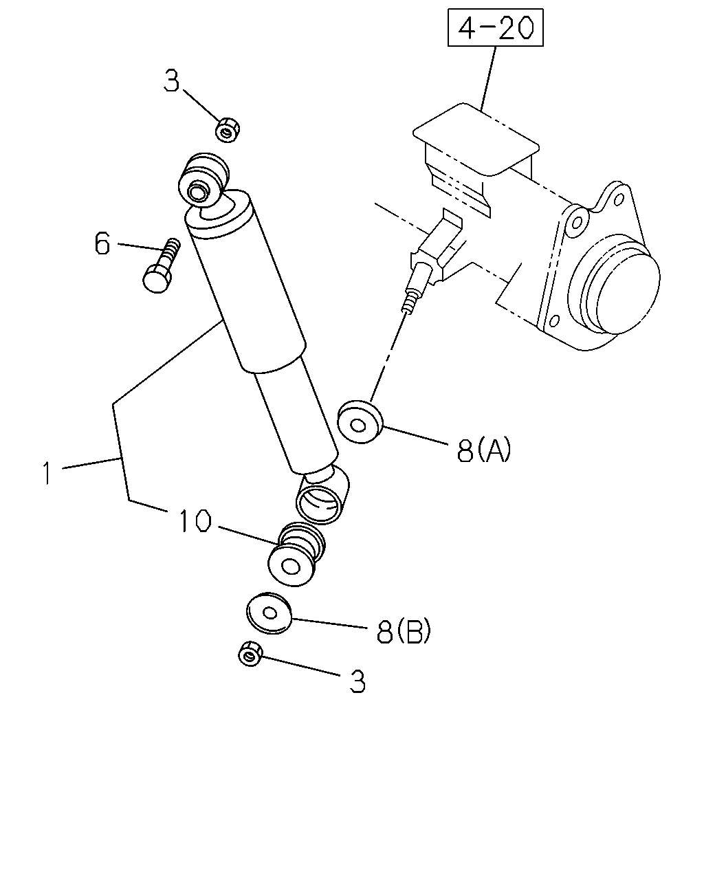 Opel 8-97043-817-2 - 4-61 - shock absorber; rear suspension: 02 pcs. onlydrive.pro