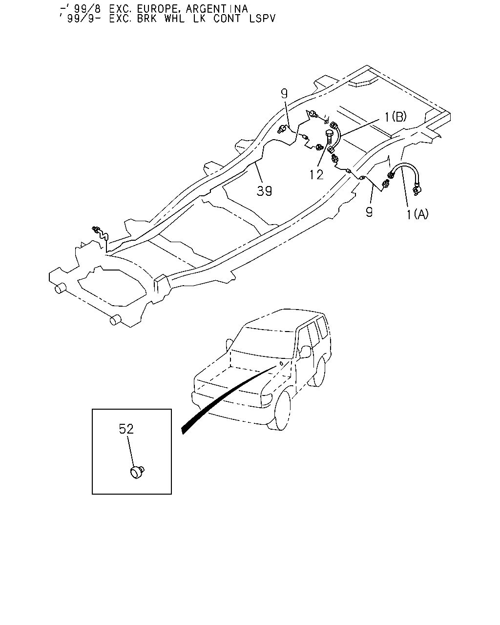 ISUZU 8-94385-432-2 - 3-55 - brake piping; oil,rear, no.1: 01 pcs. onlydrive.pro