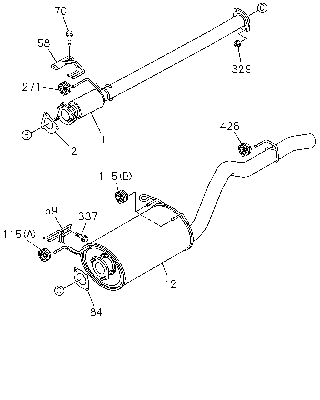 ISUZU 8-97263-052-0 - Gasket, exhaust pipe onlydrive.pro