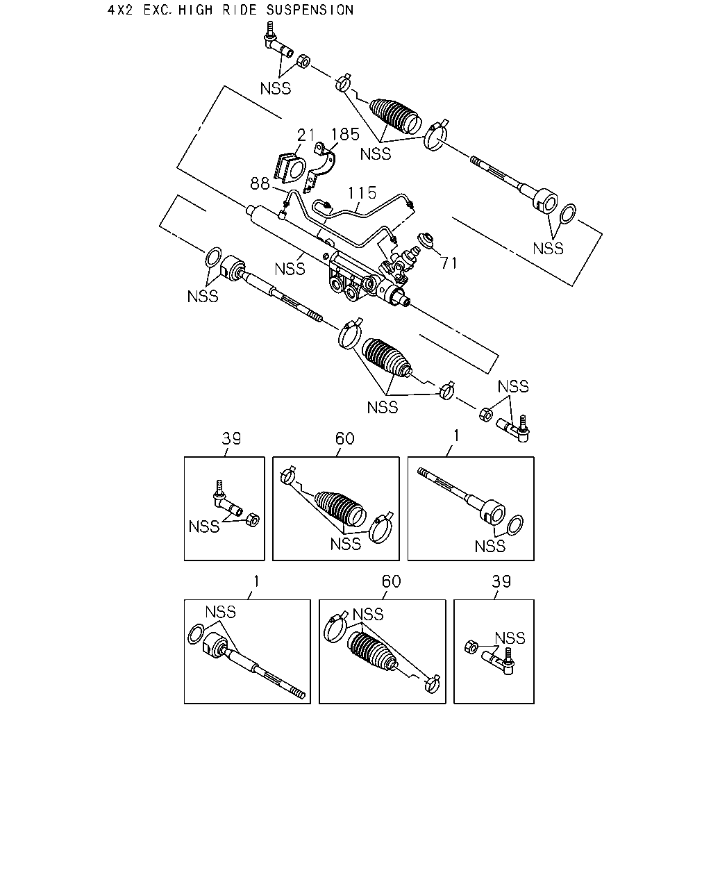 ISUZU 8-98055-746-0 - Tie Rod End onlydrive.pro