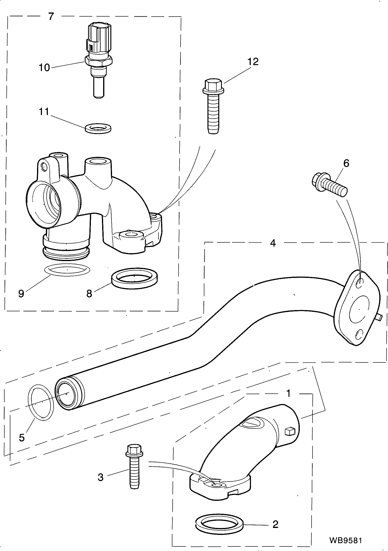 Jaguar LNA 1600 AA - Sensor, coolant temperature onlydrive.pro