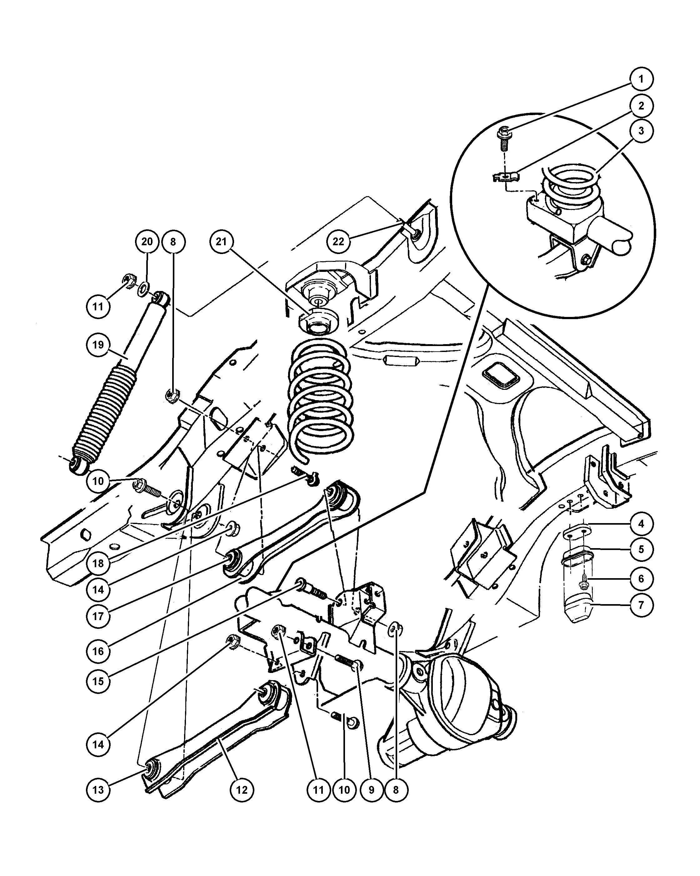 Chrysler 5208 8520 - Tukivarsi, pyöräntuenta onlydrive.pro