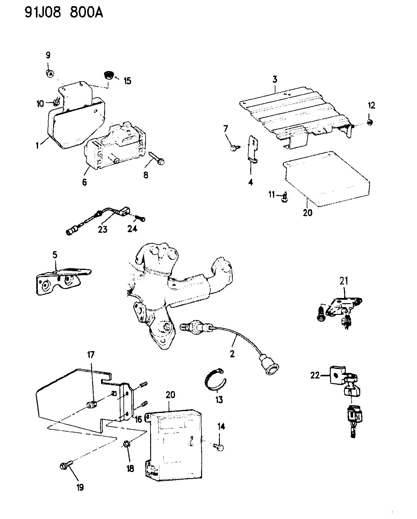 Chrysler 3300 0153 - Sensor, boost pressure onlydrive.pro