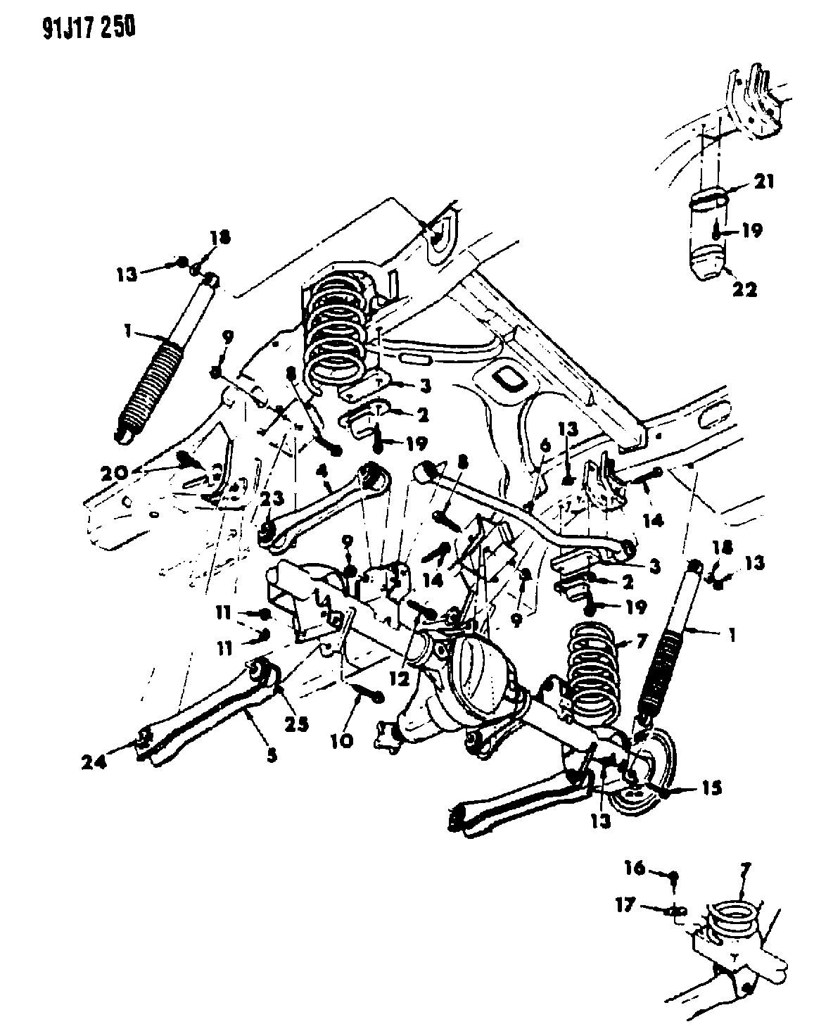 Chrysler 5203 7552 - Tukivarsi, pyöräntuenta onlydrive.pro