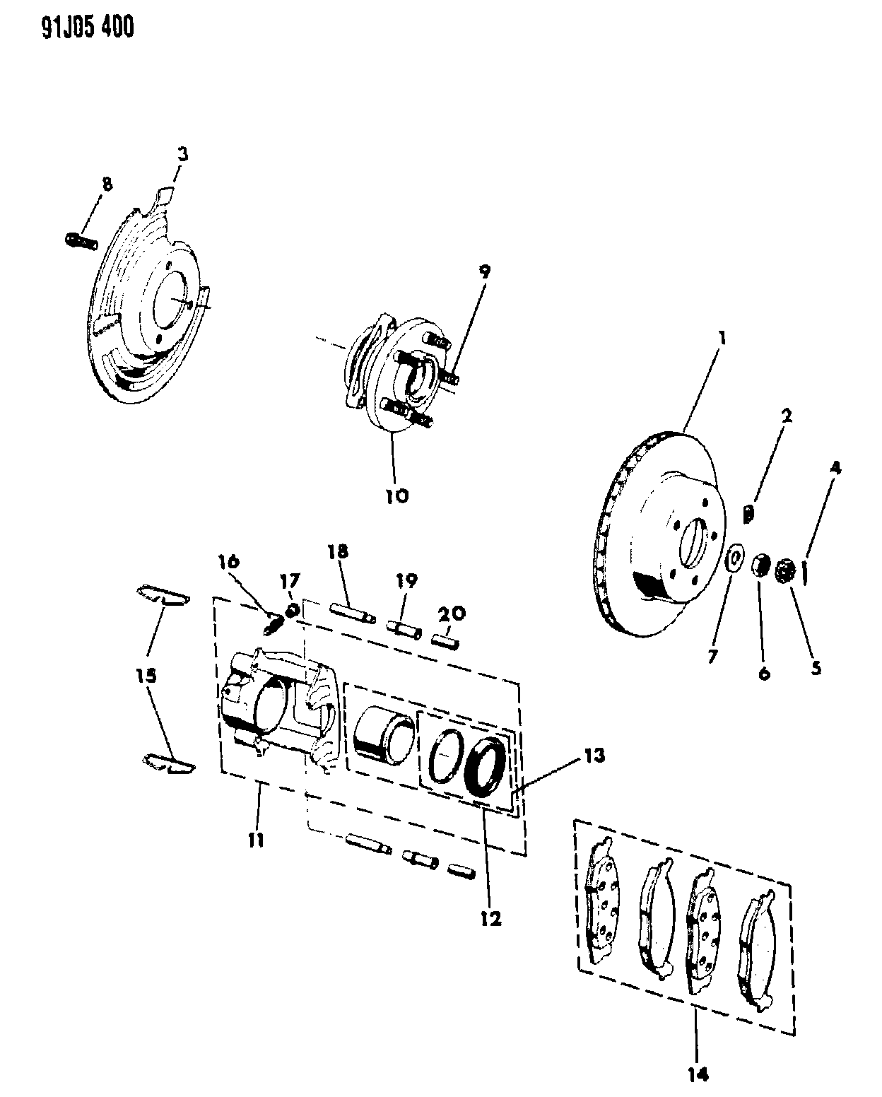 Chrysler 525 2531 - Brake Pad Set, disc brake onlydrive.pro