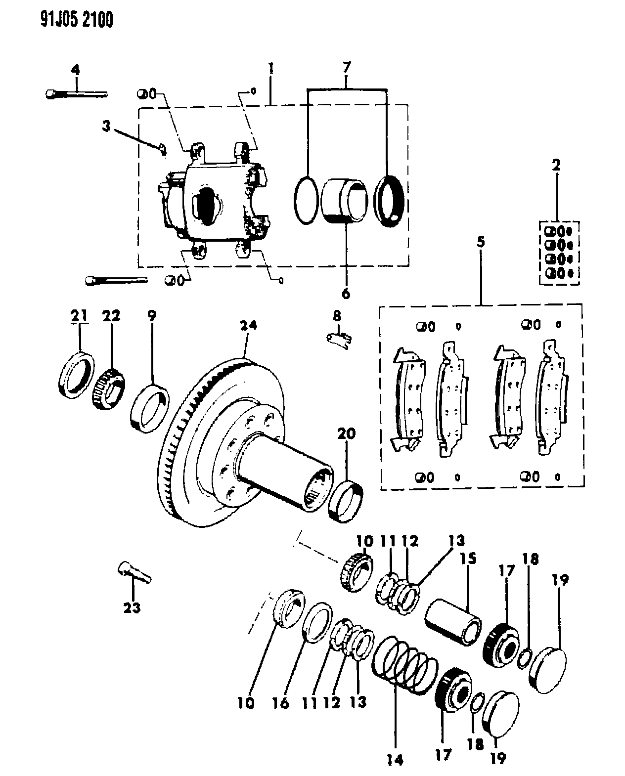 Chrysler 8350 4371 - Тормозные колодки, дисковые, комплект onlydrive.pro