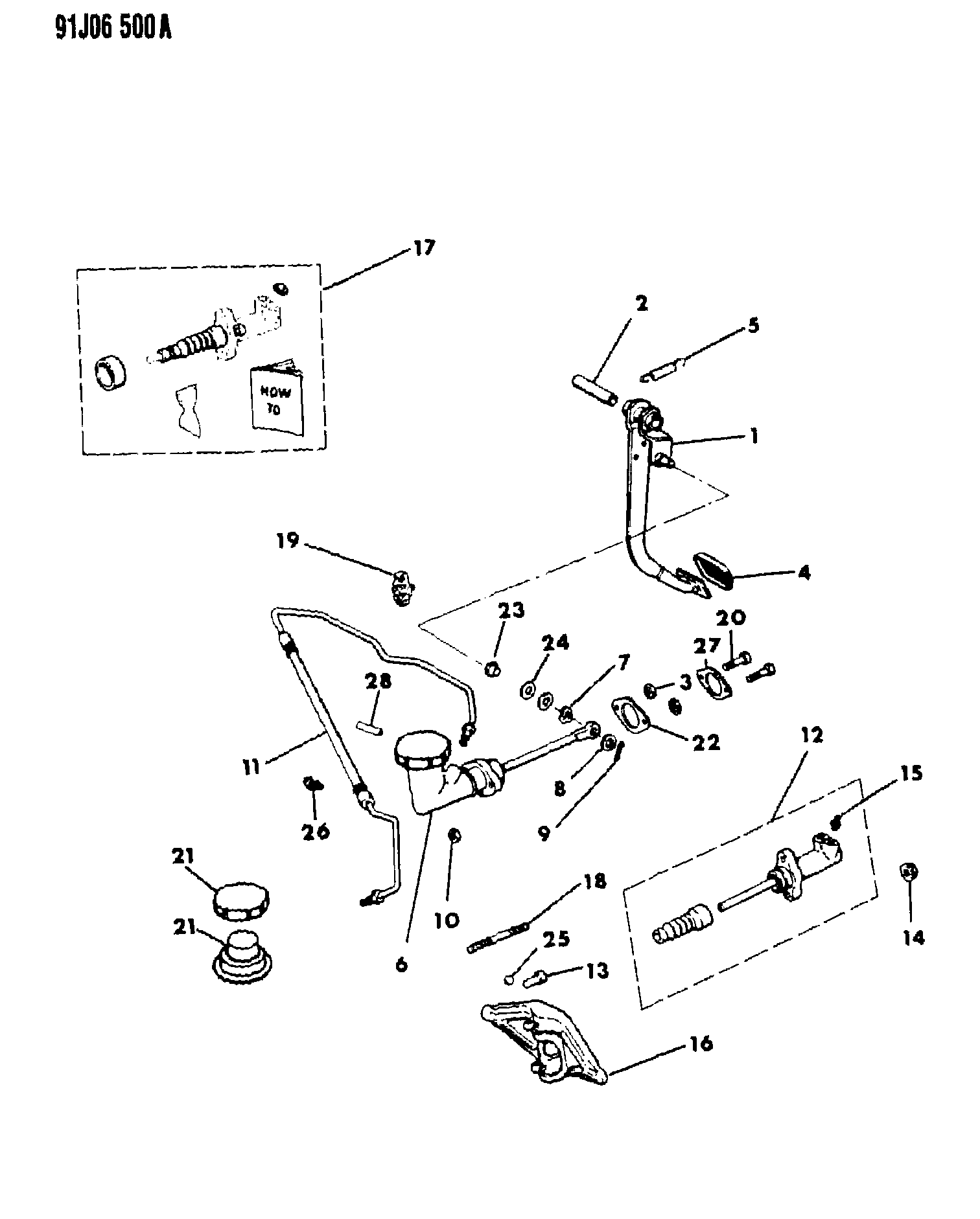 Chrysler 8350 0670 - Repair Kit, clutch slave cylinder onlydrive.pro