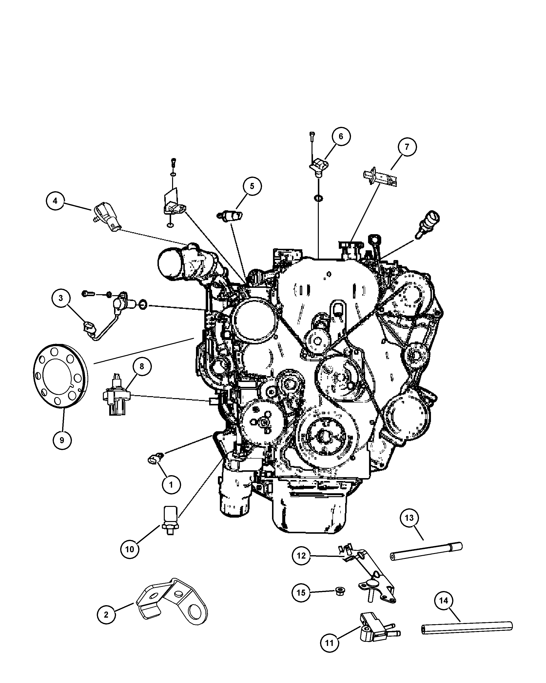 Chrysler 68078 181AA - Sensor, exhaust pressure onlydrive.pro