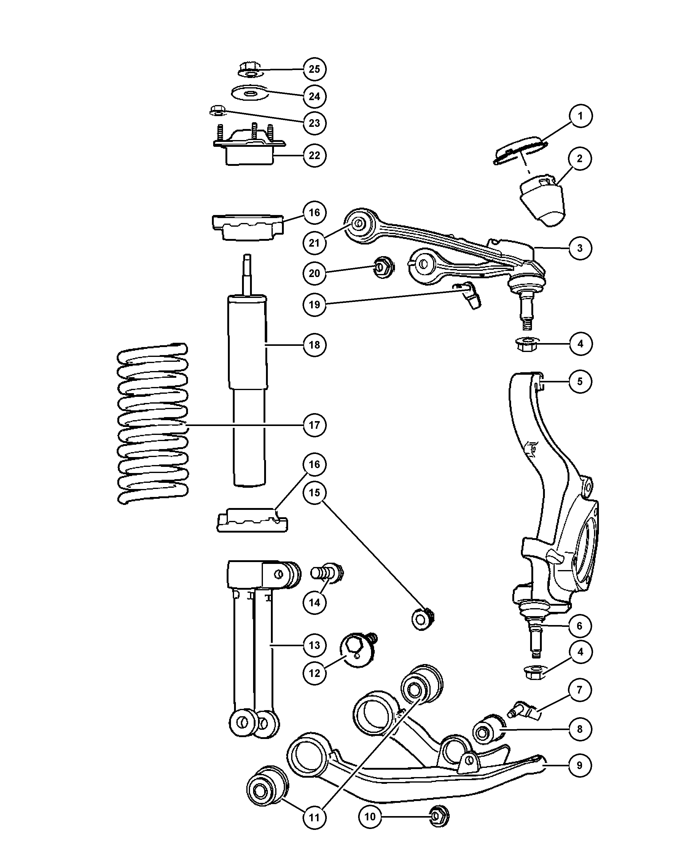 Chrysler 52088 634AB - Bush of Control / Trailing Arm onlydrive.pro