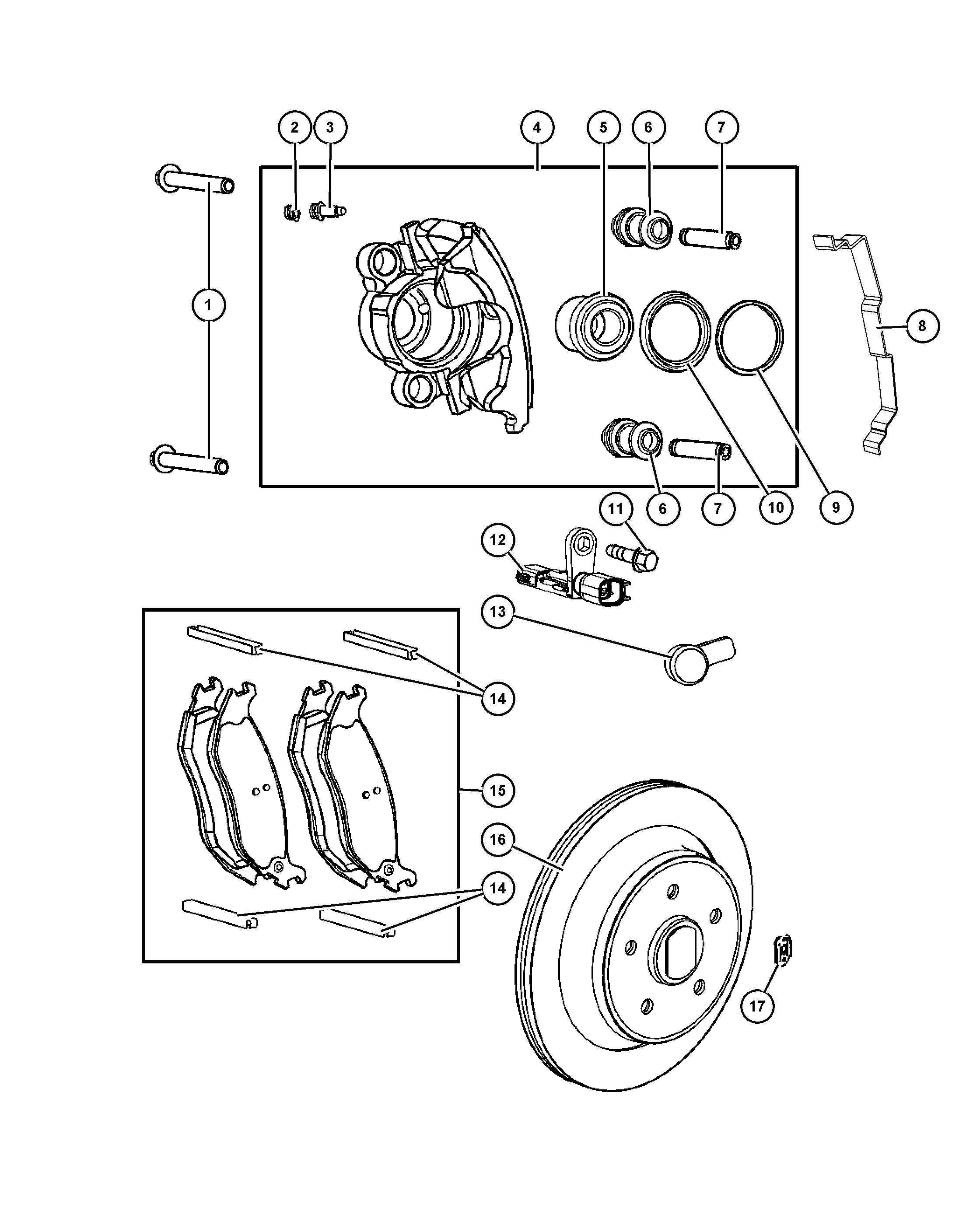 Chrysler 52128 411AB - Тормозной диск onlydrive.pro