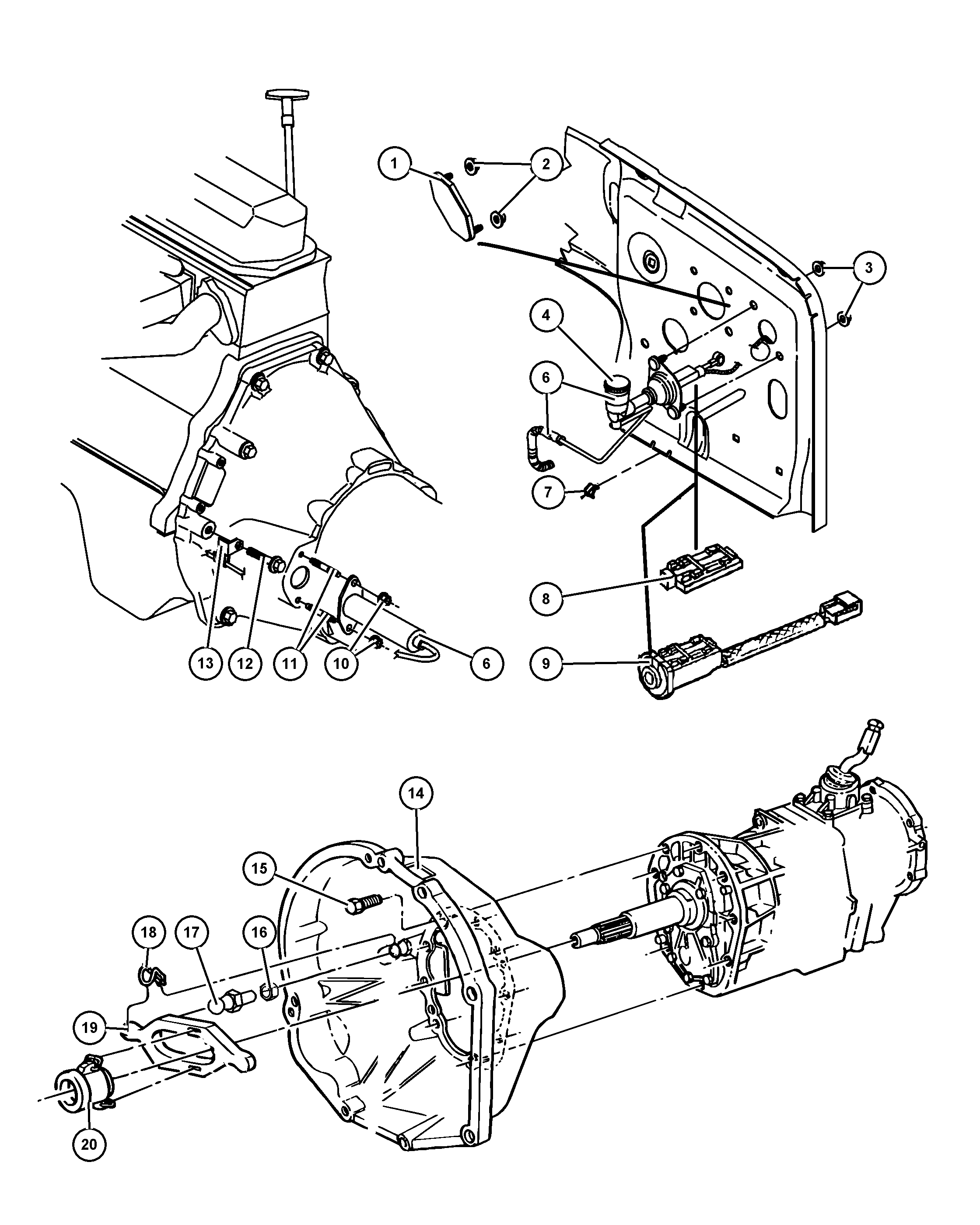 Chrysler 5 3008 342 - Controls,hydraulic clutch: 1 pcs. onlydrive.pro