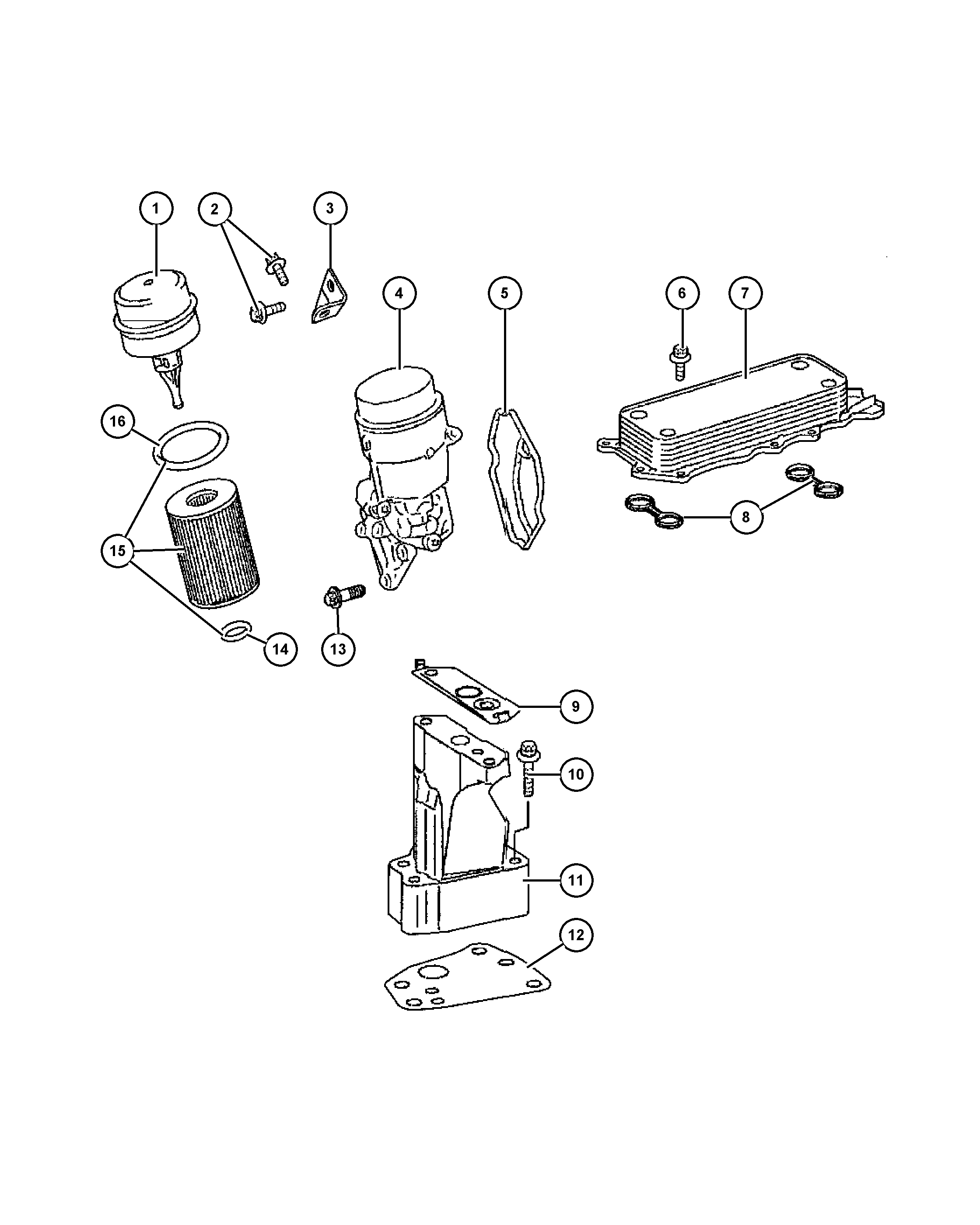 Chrysler 5179 360AA - Oil Cooler, engine oil onlydrive.pro