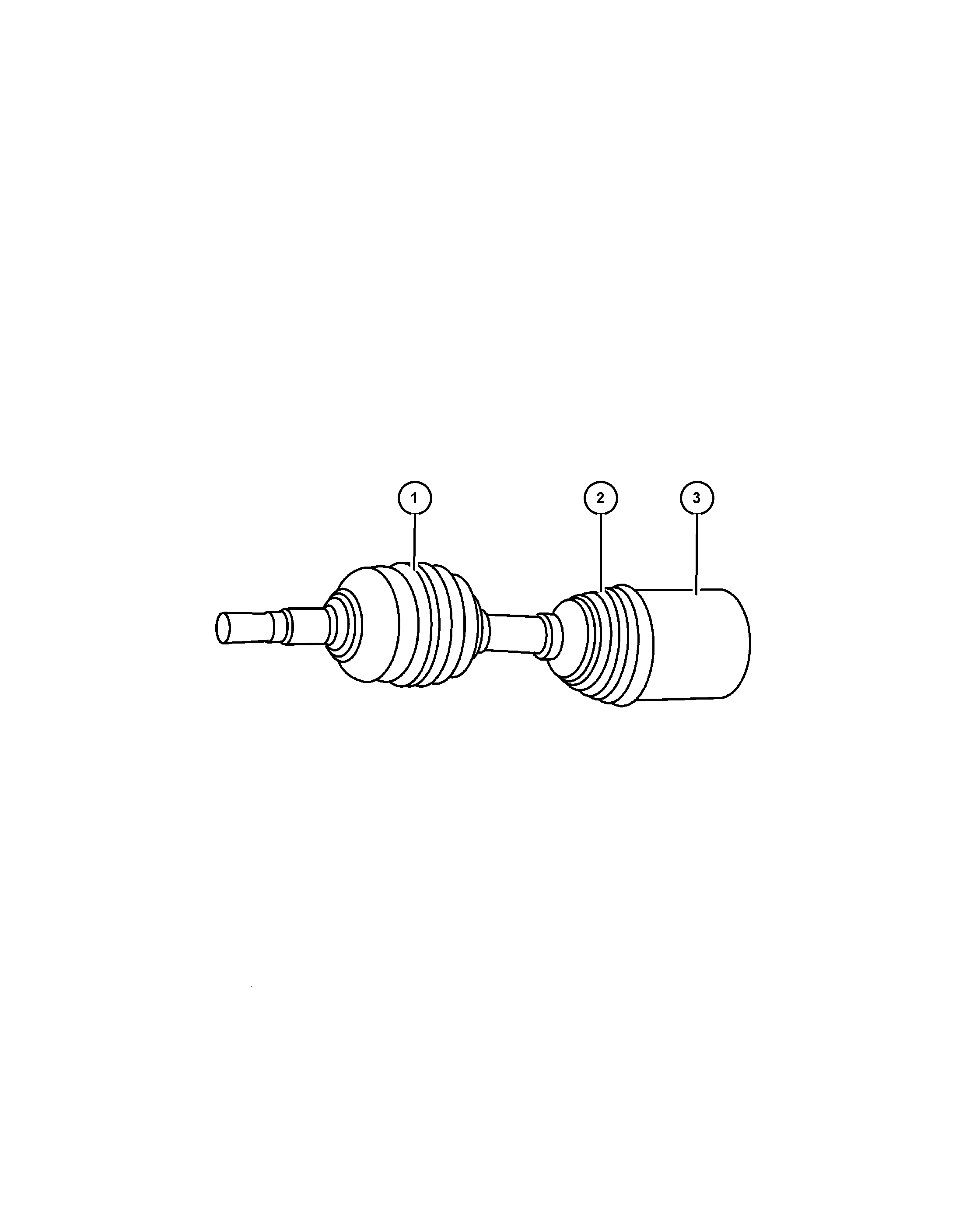 Chrysler 5066 025AB - Axle shafts,front: 1 pcs. onlydrive.pro