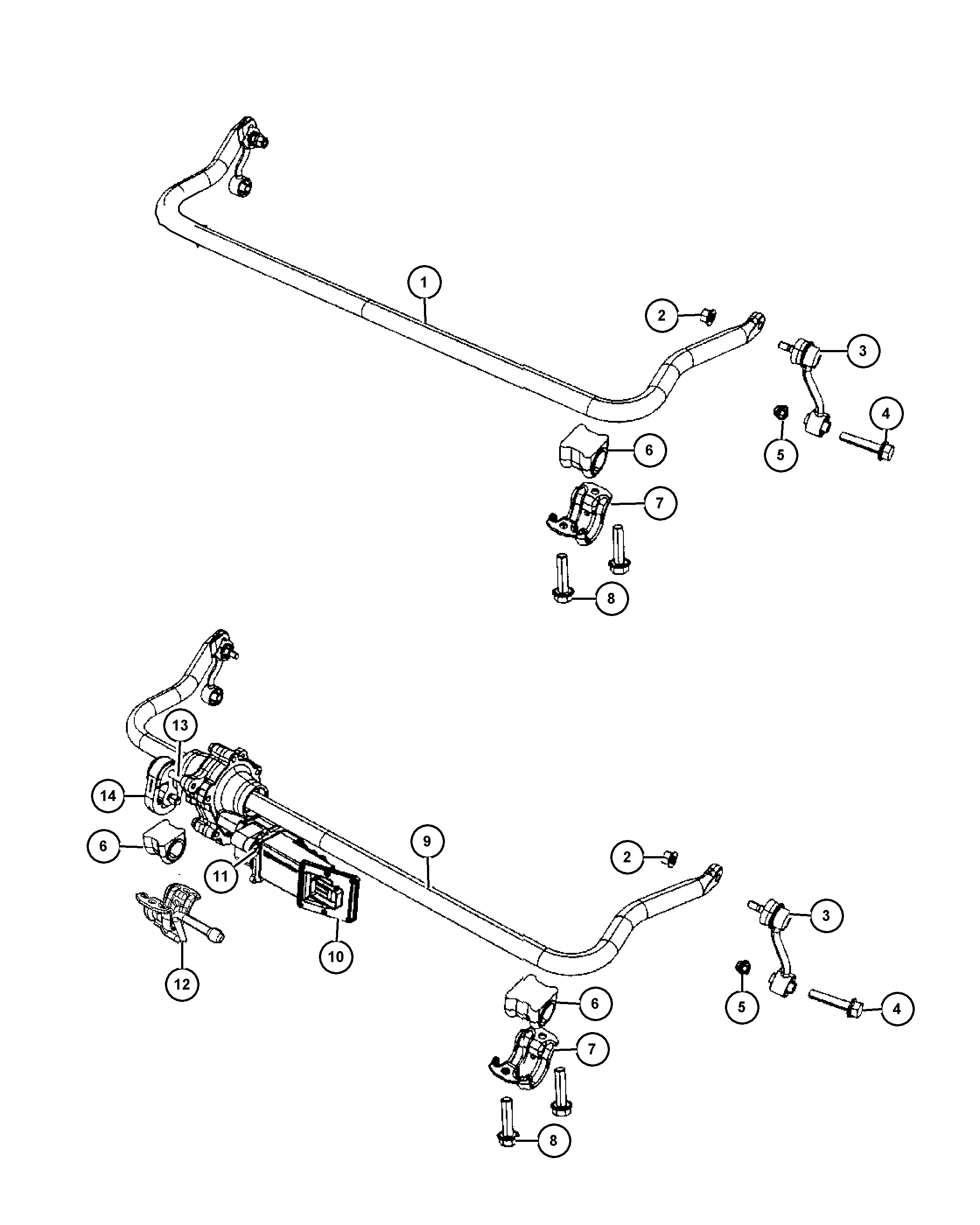 Chrysler 52059 975AC - Rod / Strut, stabiliser onlydrive.pro