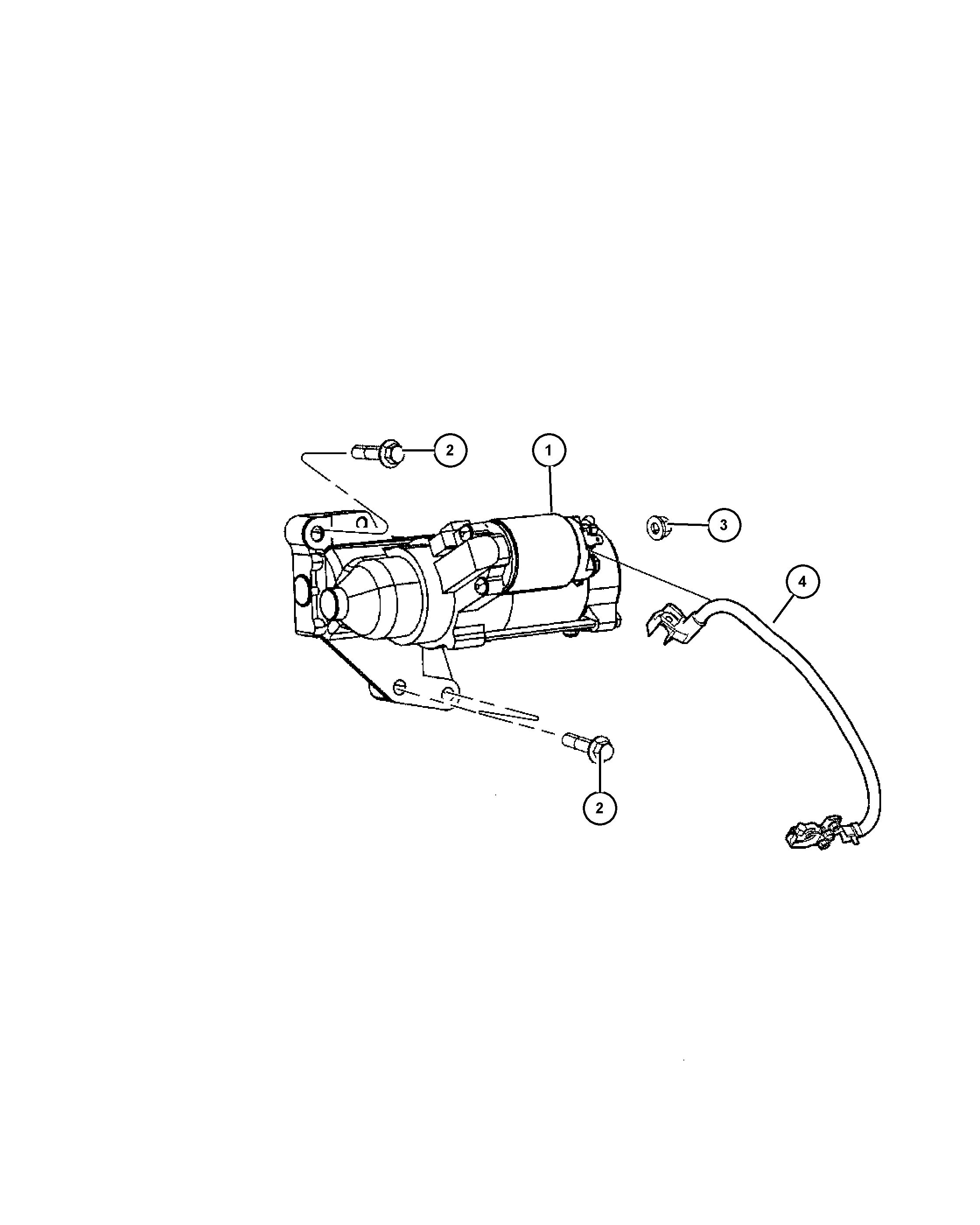 Chrysler 5033 440AA - Starter [2.0l ecd] diesel: 1 pcs. onlydrive.pro