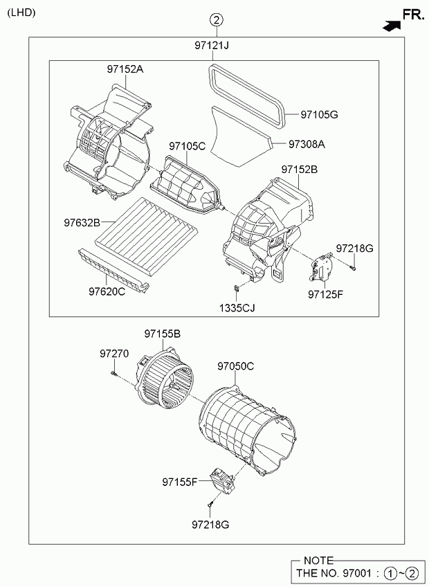 Hyundai 97133-2E210 - Filter, interior air onlydrive.pro