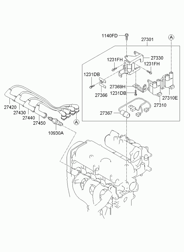 Hyundai 27310-02611 - Ignition Coil onlydrive.pro