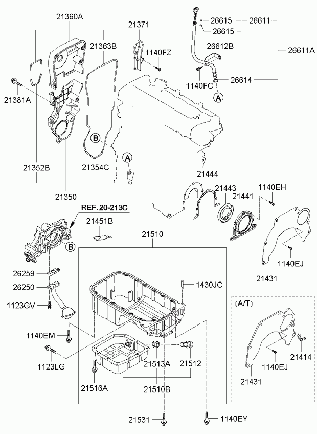 Hyundai 21321-42042 - Tarpiklis, alyvos išleidimo angos kaištis onlydrive.pro