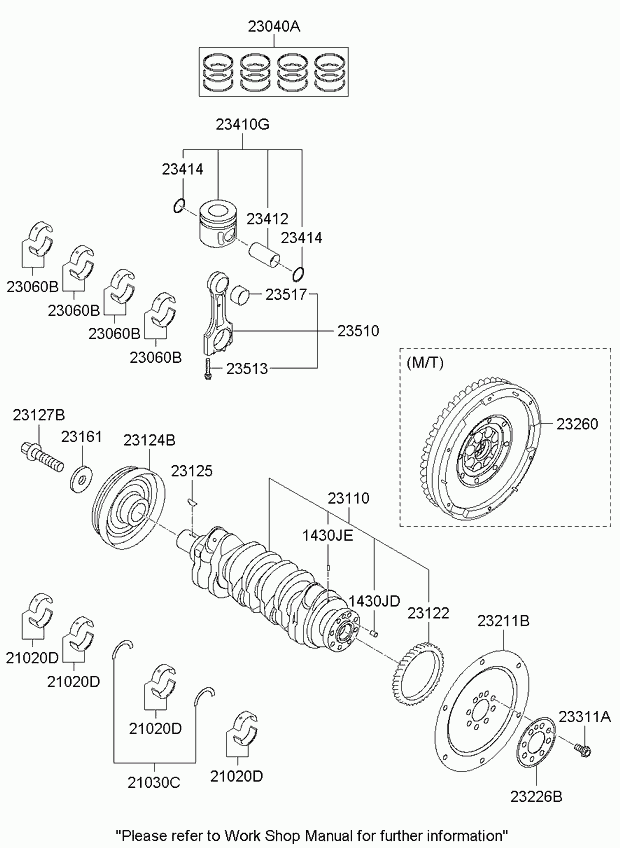 KIA 21030-2F900 - Thrust Washer, crankshaft onlydrive.pro