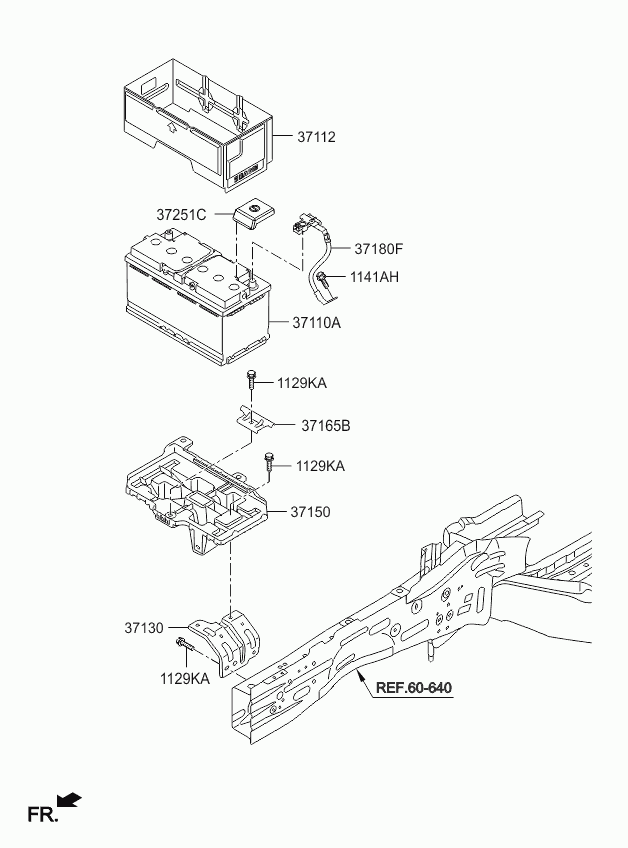 KIA 37110C5902 - Starterio akumuliatorius onlydrive.pro