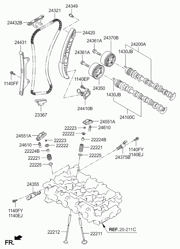 Hyundai 24610-03000 - Klapitapp onlydrive.pro