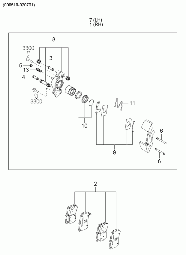 MAZDA K0BA2-33-28Z - Brake Pad Set, disc brake onlydrive.pro