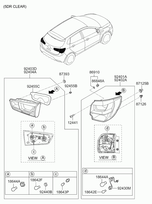 KIA 1864421058L - Polttimo, huomiovalo onlydrive.pro