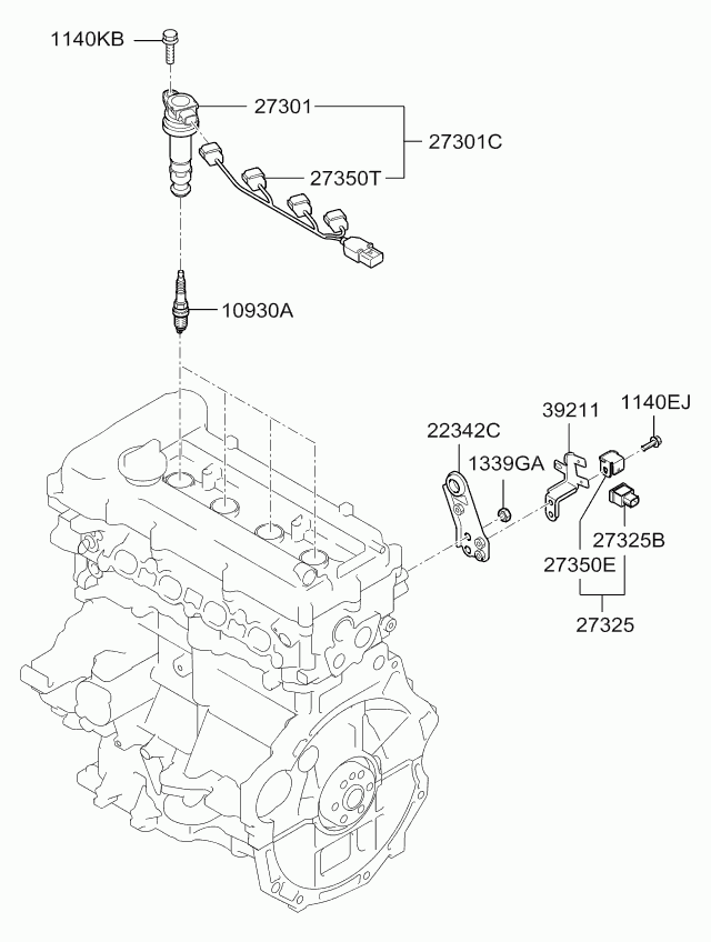 Hyundai 18855-10061 - Sytytystulppa onlydrive.pro