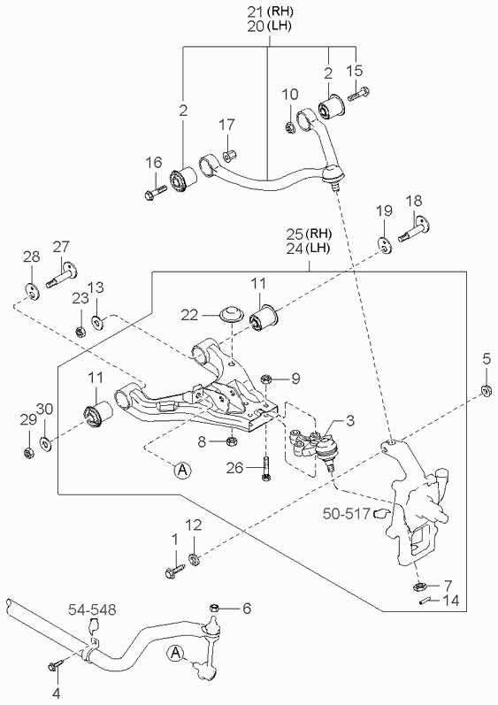 KIA 54570-3E-001 - Ball Joint onlydrive.pro