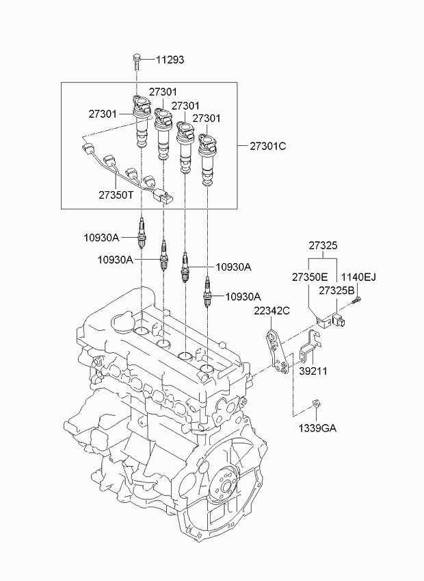 KIA 18829-11050 - Süüteküünal onlydrive.pro