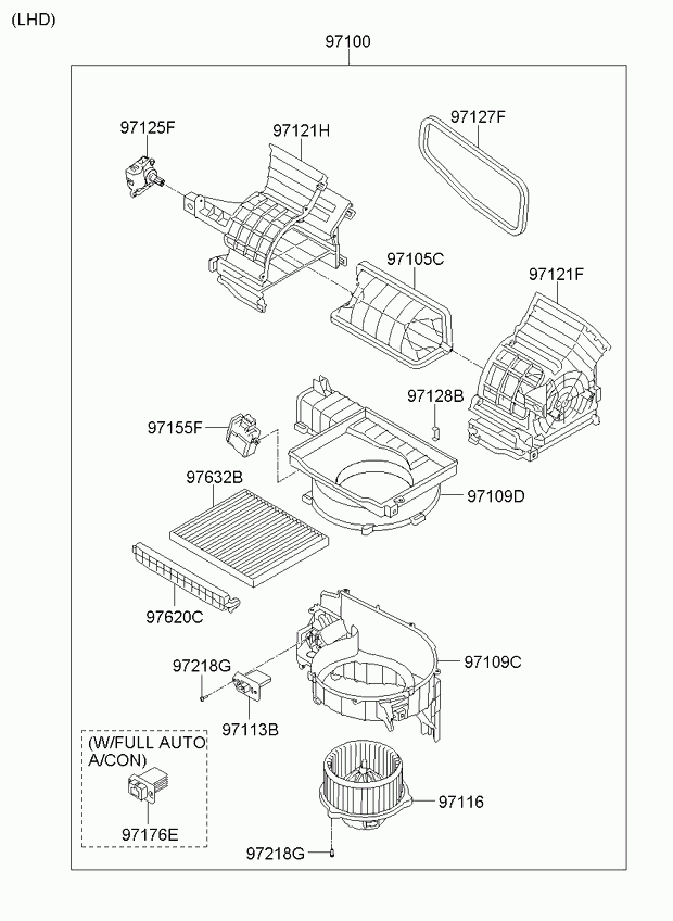 Hyundai 97133-2E250 - Filter, interior air onlydrive.pro