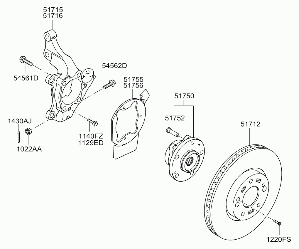 Hyundai 51712-A6600 - Jarrulevy onlydrive.pro