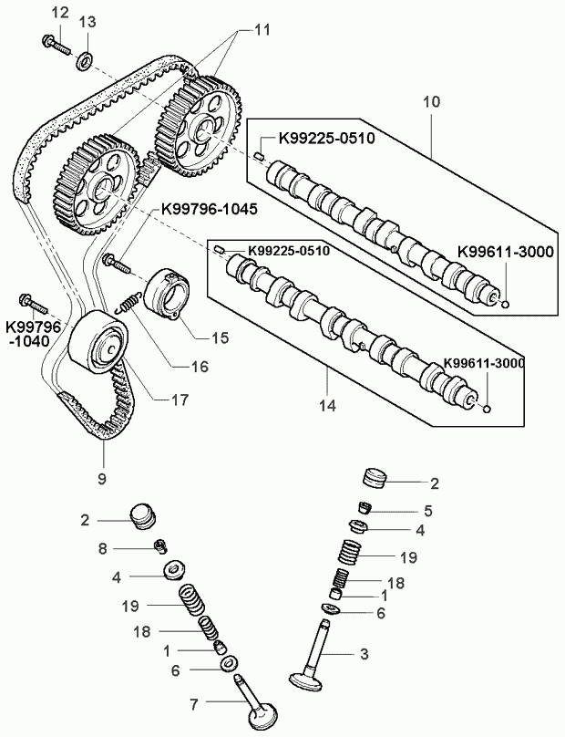 KIA 0KL02 10 155 - Seal Ring, valve stem onlydrive.pro