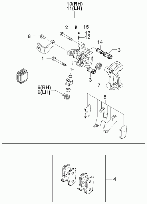 KIA 0K9A426980 - Brake Caliper onlydrive.pro