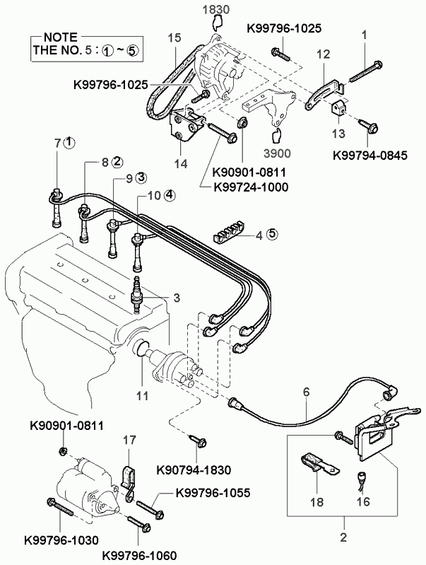 Hyundai 0K954-18-381 - V formos rumbuoti diržai onlydrive.pro