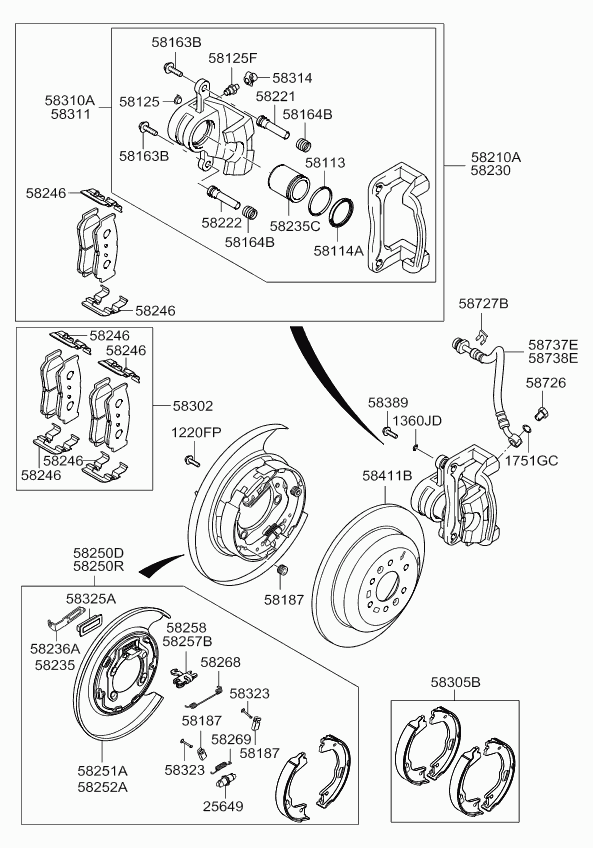 Hyundai 583112PA70 - Brake Caliper onlydrive.pro