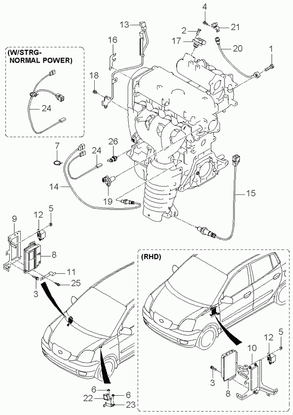 Hyundai 39310-38050 - Sensor, crankshaft pulse onlydrive.pro