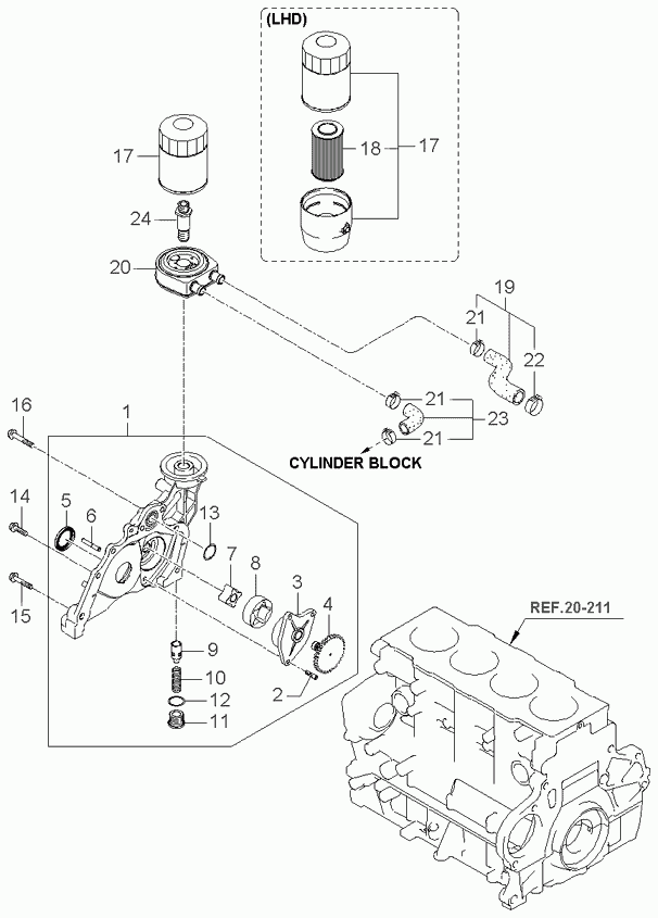 Hyundai 26320-27000 - Öljynsuodatin onlydrive.pro