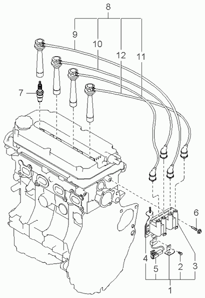 Hyundai 18814-11061 - Sytytystulppa onlydrive.pro