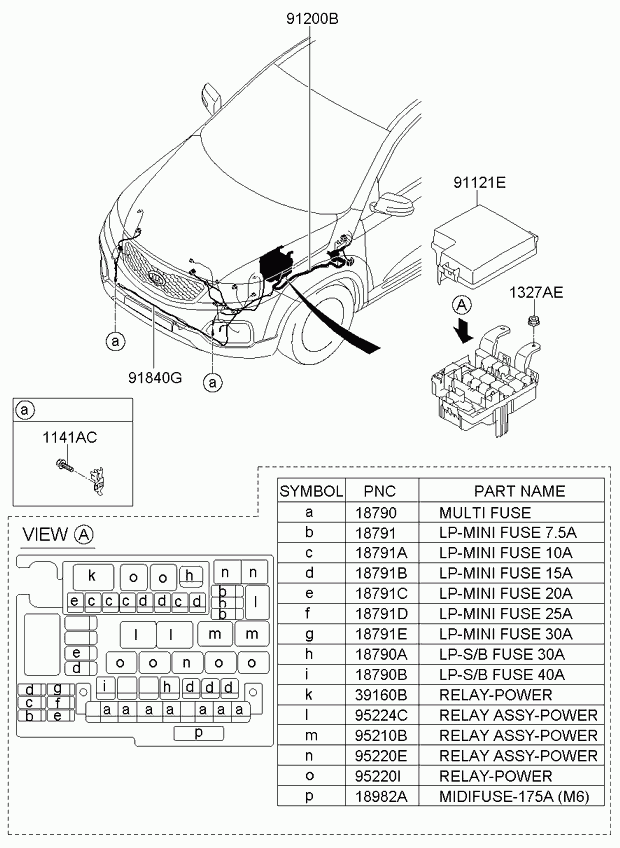 Hyundai 952302P010 - Front wiring: 2 pcs. onlydrive.pro