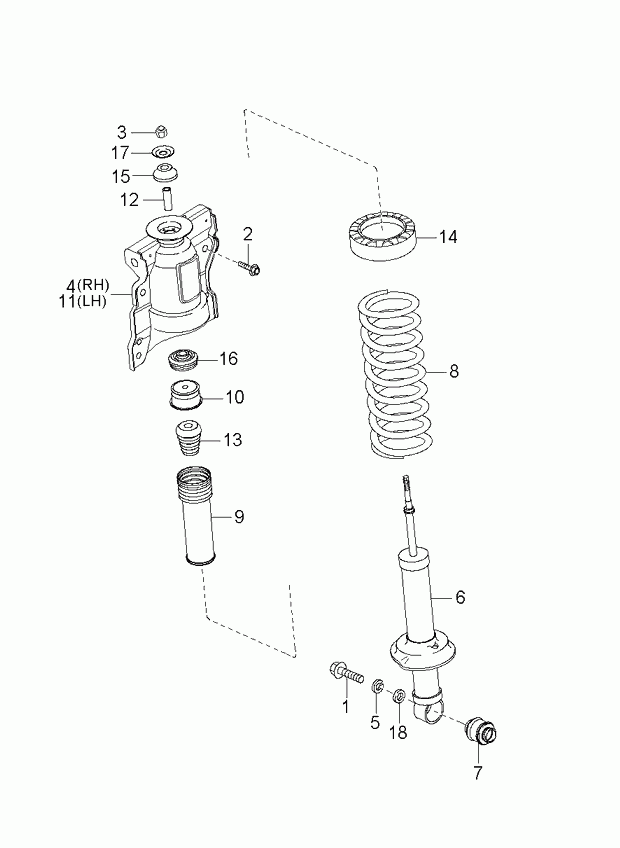 KIA 5534238000 - Top Strut Mounting onlydrive.pro