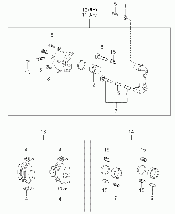 Hyundai 58101-3CA80 - Brake Pad Set, disc brake onlydrive.pro