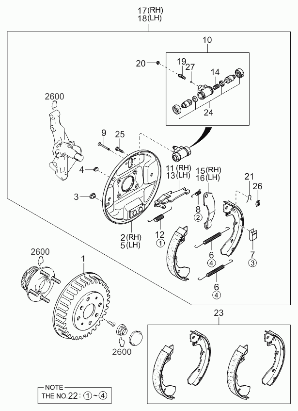 KIA 0K20126251B - Brake Drum onlydrive.pro