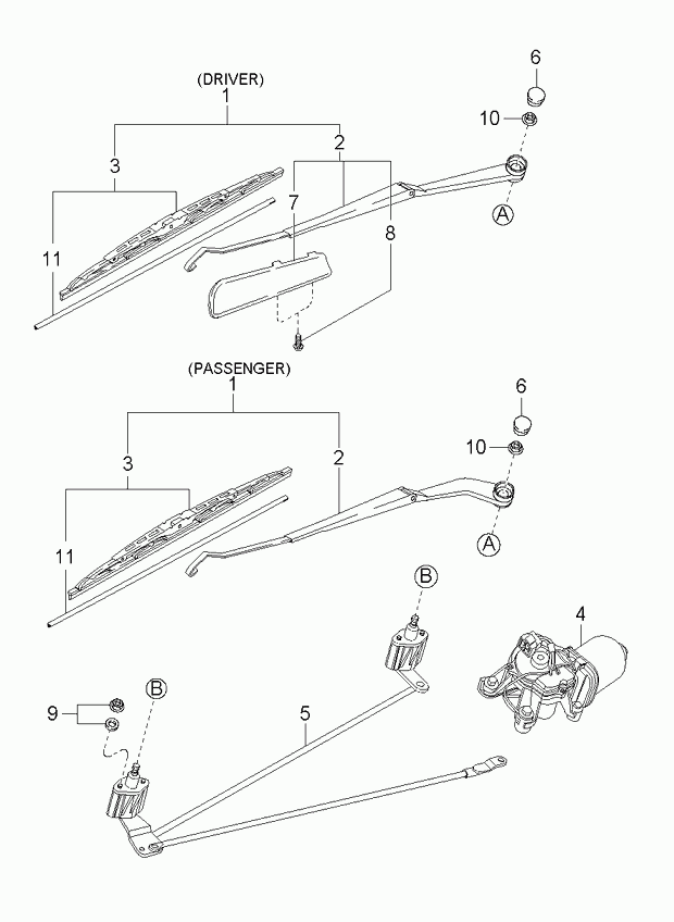 Hyundai 0K20167330A - Wiper Blade onlydrive.pro