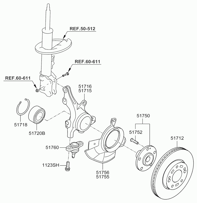 Hyundai 51712 1D100 - Brake Disc onlydrive.pro