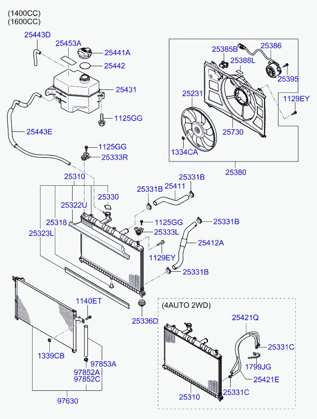 KIA 253301G010 - Sealing Cap, radiator onlydrive.pro