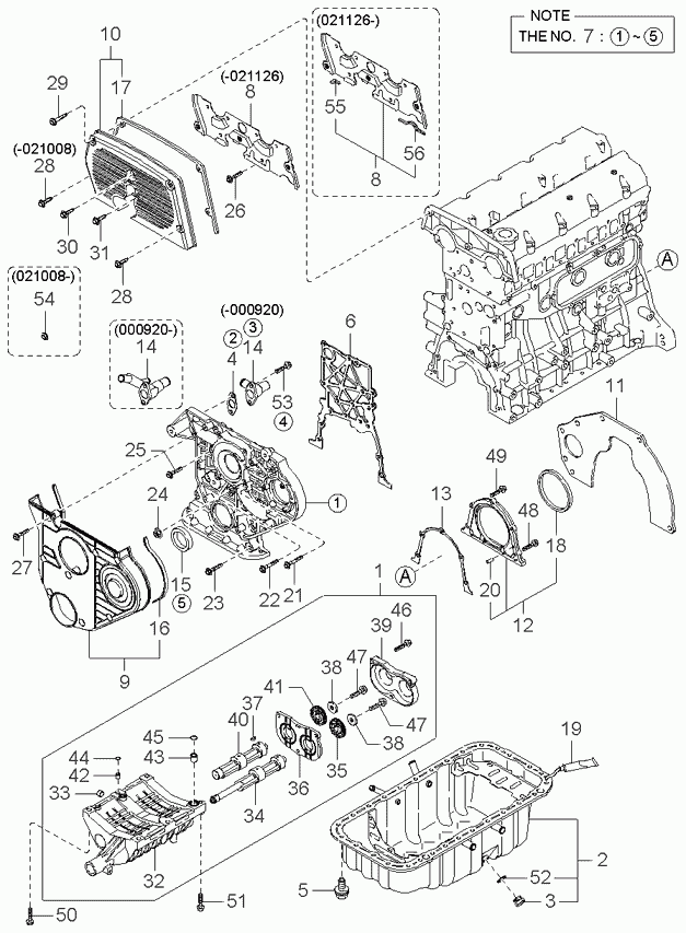 KIA 0K55110513 - Blīve, Eļļas sūknis onlydrive.pro